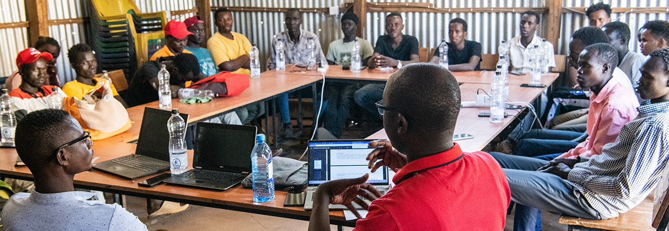 Classroom at Kakum refugee camp